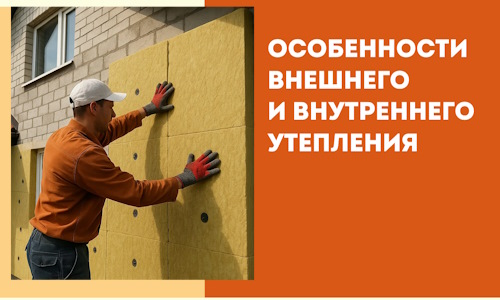 Какие особенности внешнего и внутреннего утепления в Березниках