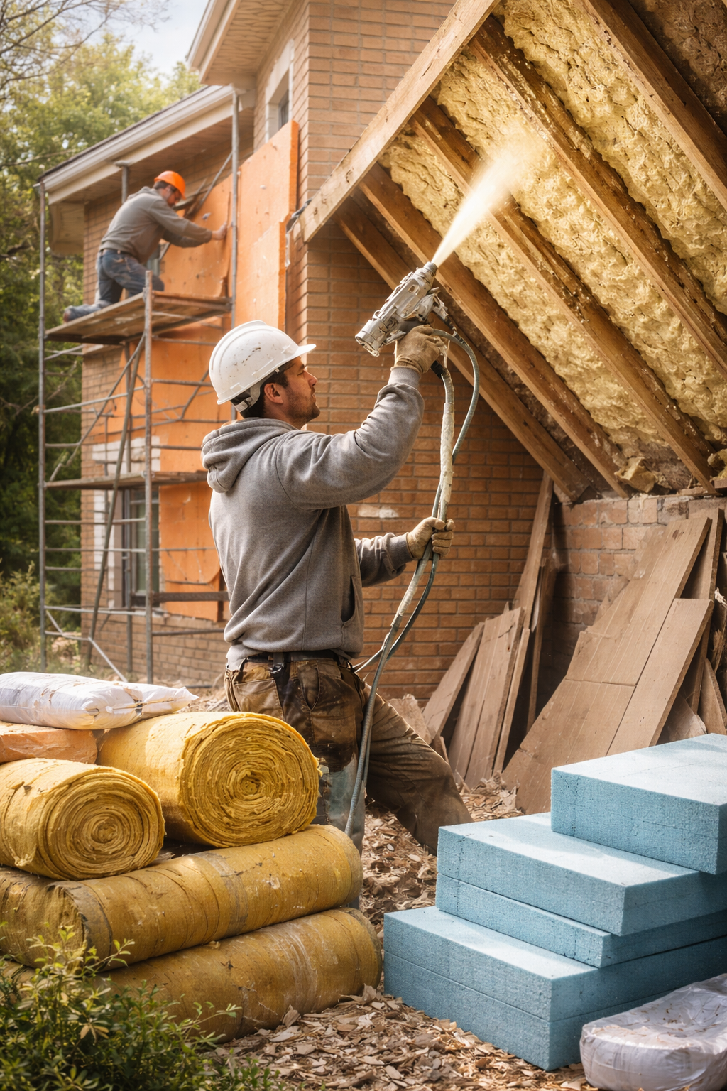 Утепление домов в Березниках под ключ от 4326 руб/м2 | Профессионально — ТепломастерБрз