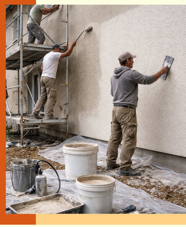 Утепление фасада жидкой пробкой в Березниках