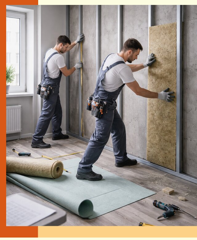 Шумоизоляция квартиры под ключ в Березниках — профессионально и гарантированно