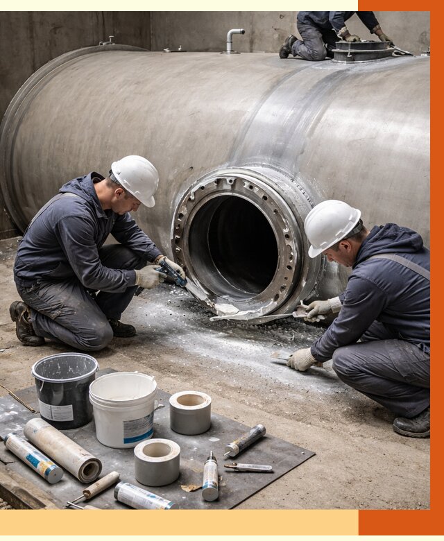Гидроизоляция резервуара с топливом в Березниках от 77243 руб. под ключ | ТепломастерБрз