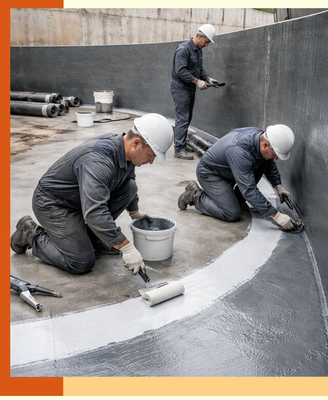 Гидроизоляция резервуара для топлива в Березниках